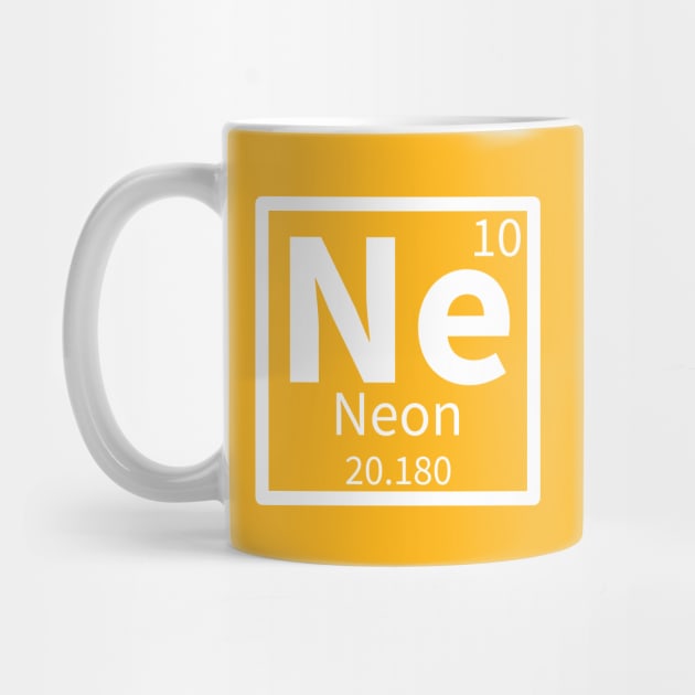 Neon — Periodic Table Element 10 by periodicimprints